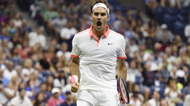 Federer superó a Isner y jugará en cuartos de final ante Gasquet