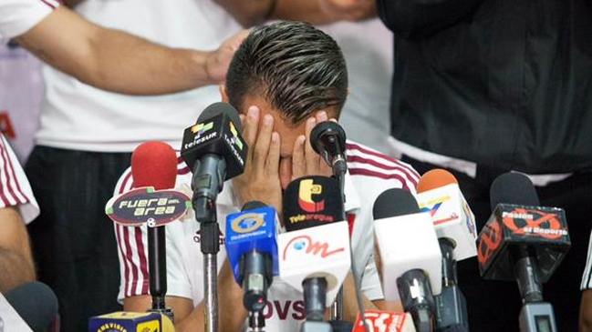Juan Arango se despidió entre lágrimas de la selección de Venezuela