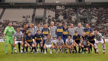 Leyendas de Boca vencieron en penales a Juventus y se quedaron con la Unesco Cup