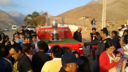   El tour de la Copa América llegó a Tocopilla, la tierra de Alexis Sánchez 