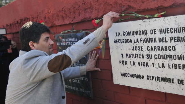 Autoridades y amigos homenajearon a José Carrasco, periodista asesinado en dictadura