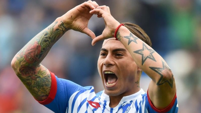 Eduardo Vargas marcó su primer gol por TSG 1899 Hoffenheim en la Bundesliga alemana