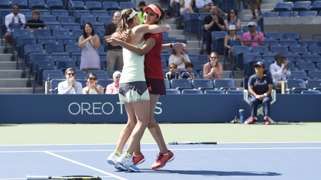 Martina Hingis y Sania Mirza ganaron el dobles femenino en el US Open