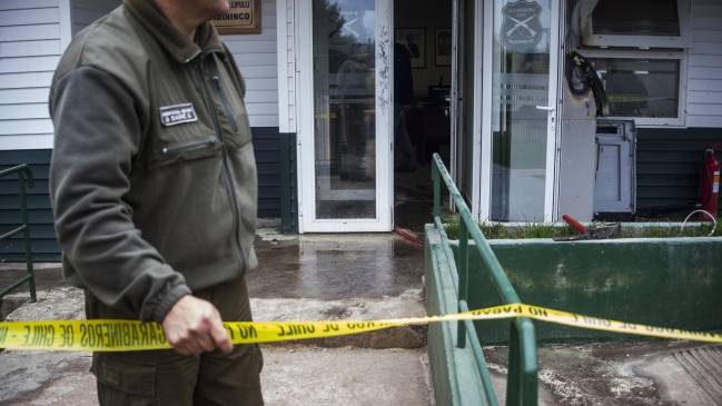 Amplio operativo policial tras robo frustrado de cajero en retén de Mininco