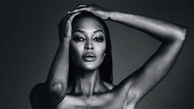 Naomi Campbell se impuso a Instagram con fotografía en topless
