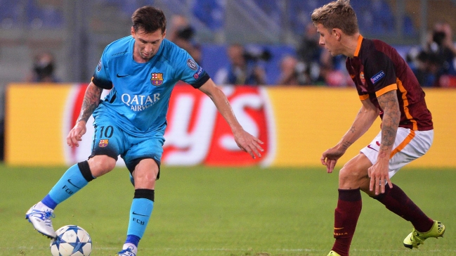 Un deslucido FC Barcelona debió conformarse con un empate ante AS Roma