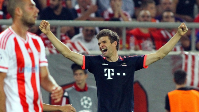 Bayern Munich debutó en la Champions con contundente victoria sobre Olympiakos