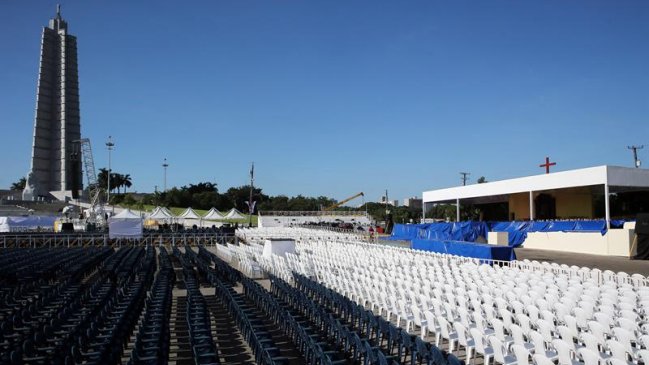 Cuba se prepara para recibir al papa Francisco este sábado