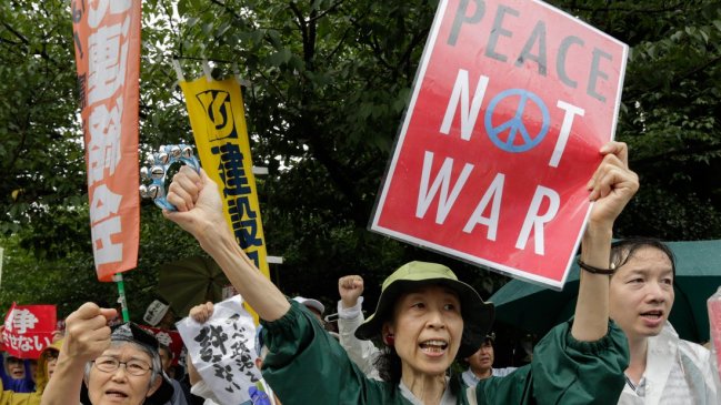 China pidió a Japón prudencia tras la aprobación de su reforma militar