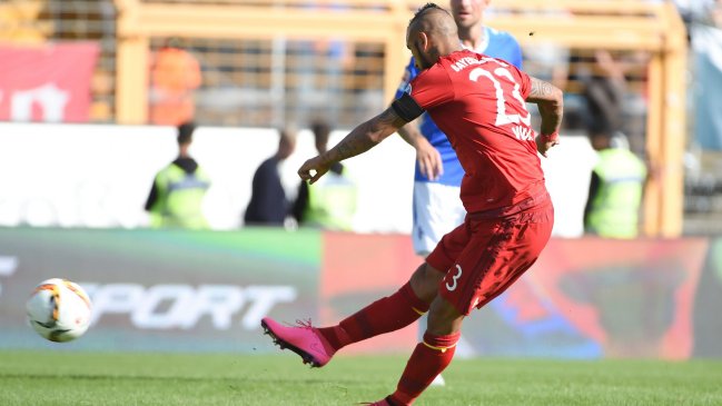 Arturo Vidal se despachó un golazo en victoria de Bayern Munich sobre Darmstadt