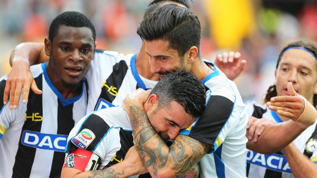 Manuel Iturra jugó en caída de Udinese ante Empoli en la liga italiana