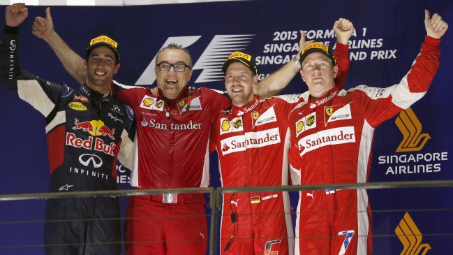 Las clasificaciones tras el Gran Premio de Singapur de Fórmula 1