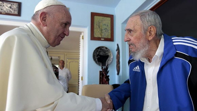 Papa Francisco visitó a Fidel Castro en su domicilio de La Habana