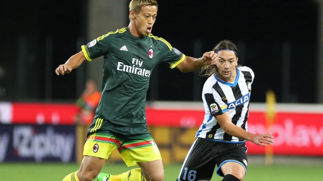 Manuel Iturra actuó en ajustada caída de Udinese con AC Milan por la Serie A