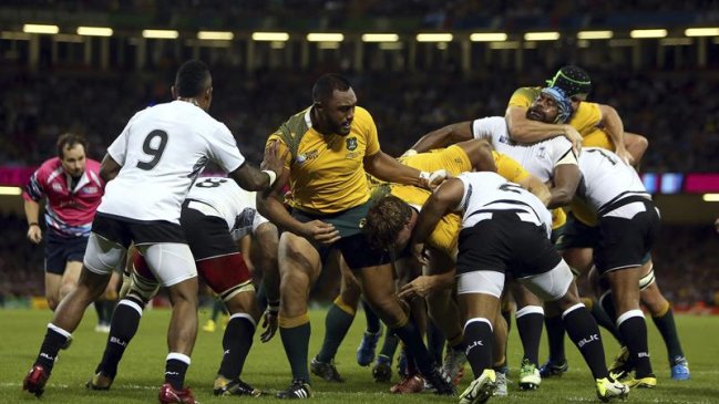 Australia debutó con sólido triunfo sobre Fiji en el Mundial de Inglaterra