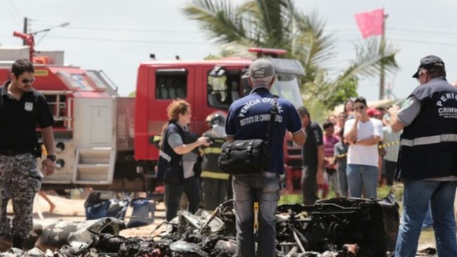 Accidente de helicóptero de policía brasileña deja cuatro uniformados muertos