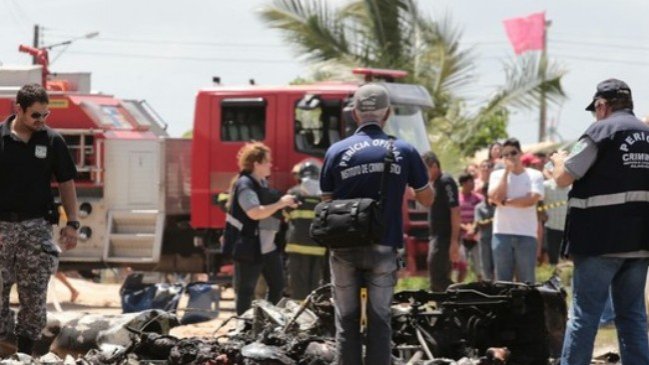 Accidente de helicóptero de policía brasileña deja cuatro uniformados muertos