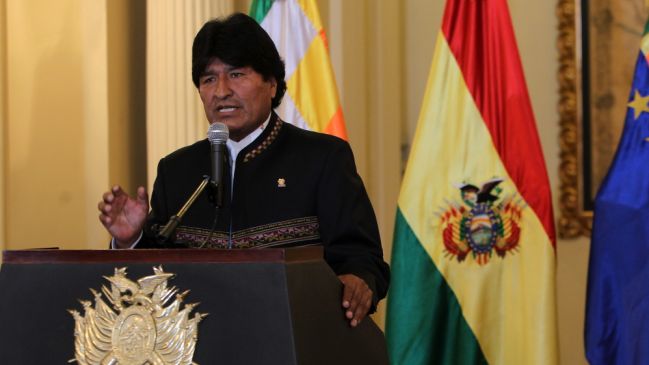 Morales: Personalmente voy a buscar a la Presidenta de Chile para empezar el diálogo