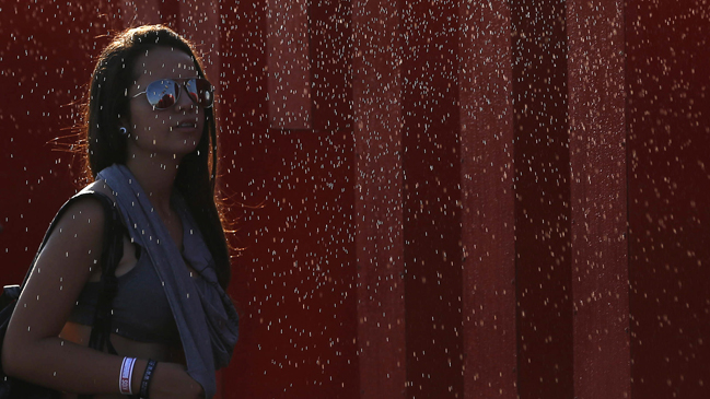 El extremo calor marca una nueva jornada del Festival Rock in Rio