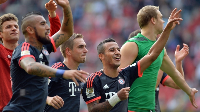 Arturo Vidal destacó en victoria de Bayern Munich sobre Mainz 05 por la Bundesliga