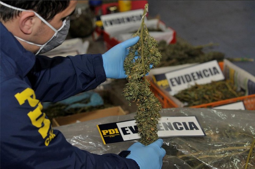 Operativo por pensión alimenticia de la PDI terminó con tres detenidos por drogas