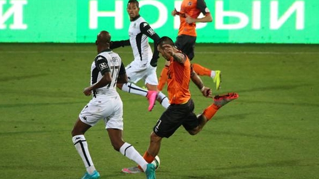 Gerson Acevedo participó en el triunfo de Ural ante Rubin Kazan