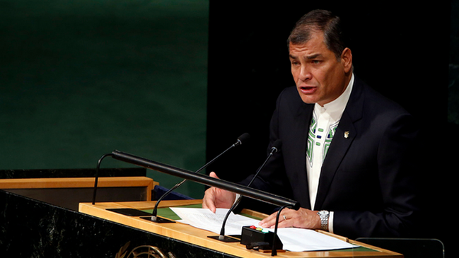 Rafael Correa: Michelle Bachelet puede ser la próxima secretaria general de la ONU