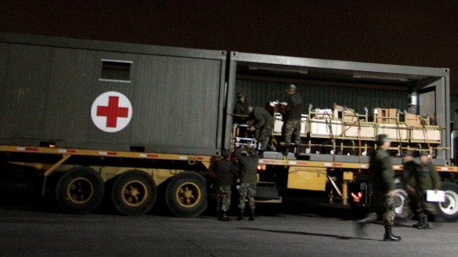 Este viernes comienza a operar un hospital militar de campaña en Coquimbo