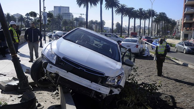 Accidente de tránsito en Viña del Mar dejó un fallecido