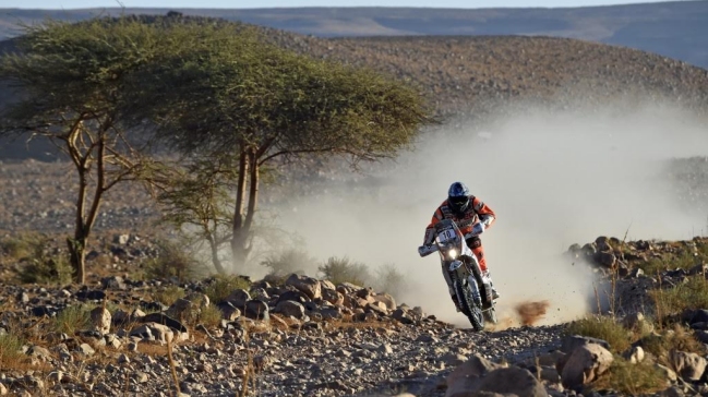 Pablo Quintanilla salió del podio en el Rally de Marruecos