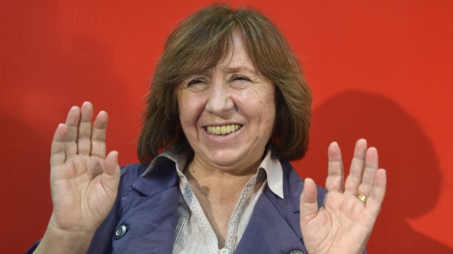 Svetlana Alexijevich, Premio Nobel de Literatura 2015