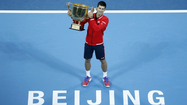Novak Djokovic superó a Rafael Nadal y sumó su sexto título en Beijing