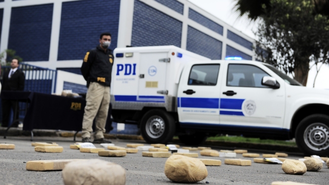 PDI incautó cocaína avaluada en más de 200 millones de pesos