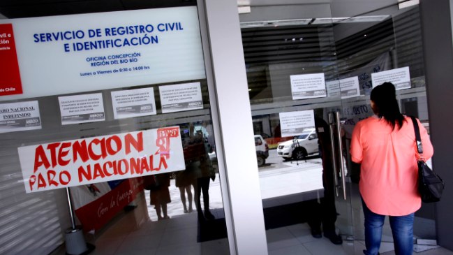 Gobierno instruyó descuentos a trabajadores del Registro Civil