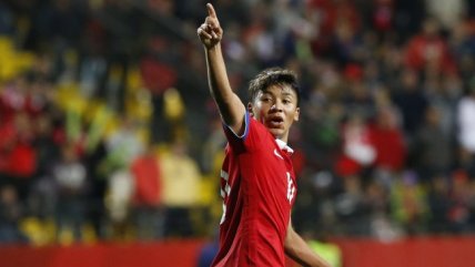   Marcelo Allende marcó el único descuento de Chile ante Nigeria 