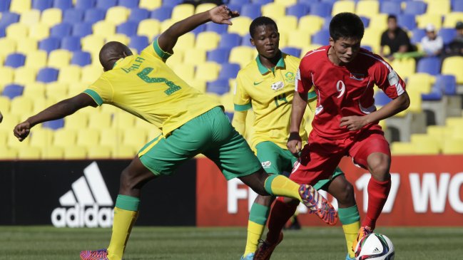 Sudáfrica y Corea del Norte lograron su primer punto en el Mundial