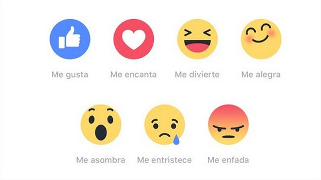 Chile ya es el primer país latinoamericano que prueba “Reactions” en Facebook