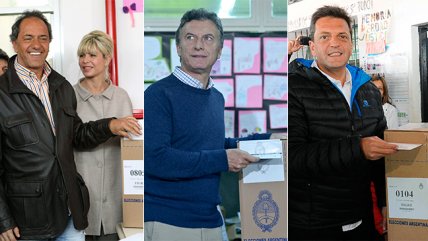   Elecciones en Argentina: Scioli, Macri y Massa ya votaron 