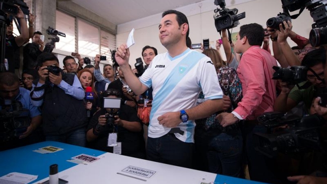 Comediante Jimmy Morales será el nuevo presidente de Guatemala