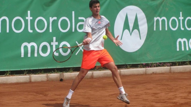 Marcelo Tomás Barrios entró con claro triunfo al cuadro principal de Futuro colombiano