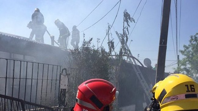 Una persona murió por un incendio en Estación Central