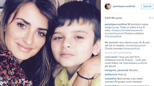 Penélope Cruz se unió a Instagram