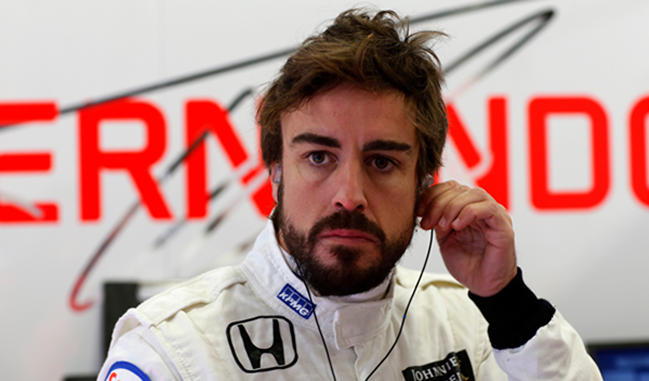 Fernando Alonso fue penalizado con 15 puestos por cambio de motor