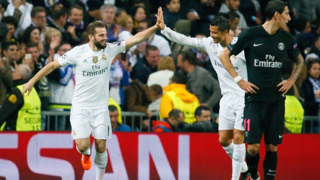 Real Madrid superó a PSG y aseguró su presencia en octavos de la Champions