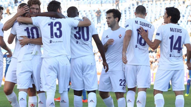 La acción de los chilenos este jueves en la Europa League