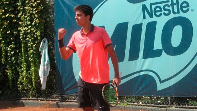 Tomás Barrios logró su primera final como profesional