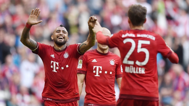 Bayern Munich goleó a Stuttgart con Arturo Vidal como protagonista