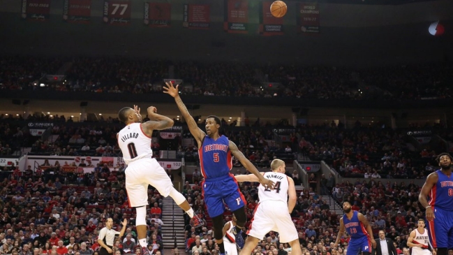 Detroit Pistons venció a domicilio a Portland Trail Blazers en la NBA