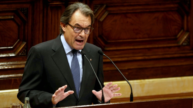 Presidente catalán aseguró que 