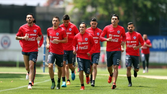 Chile continúa sus entrenamientos para los duelos ante Colombia y Uruguay